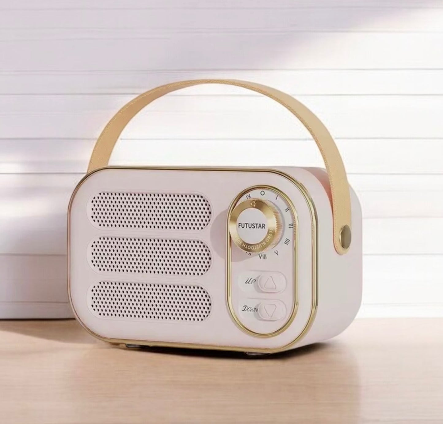 Vintage Wireless Speaker - Blush Pink