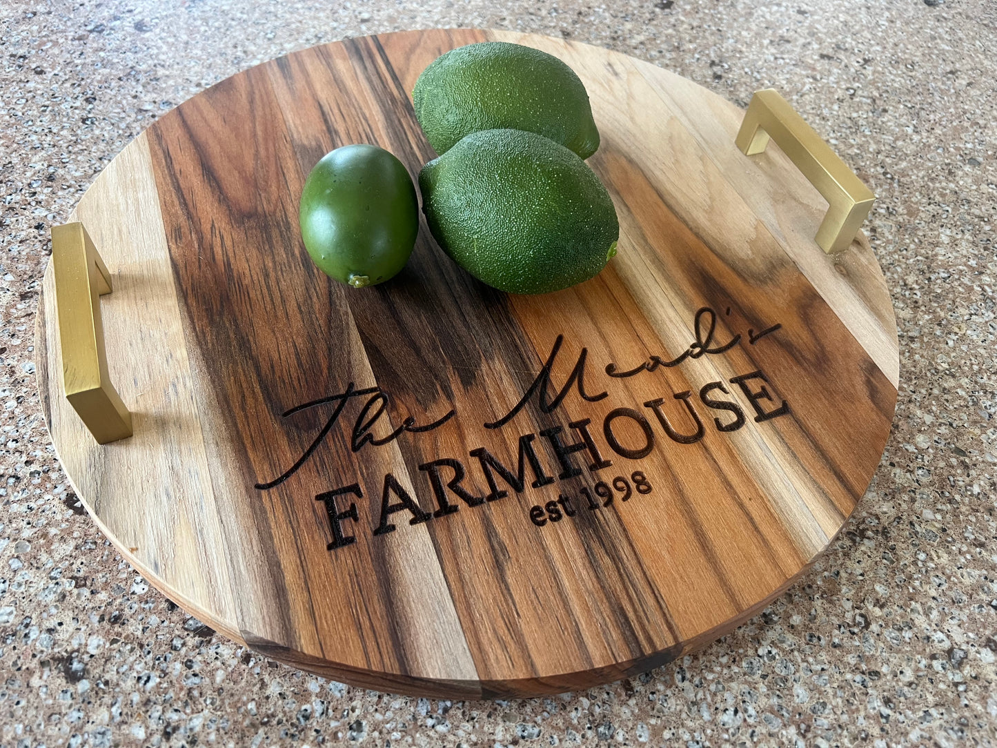 Personalized Engraved Cutting Board / Serving Tray